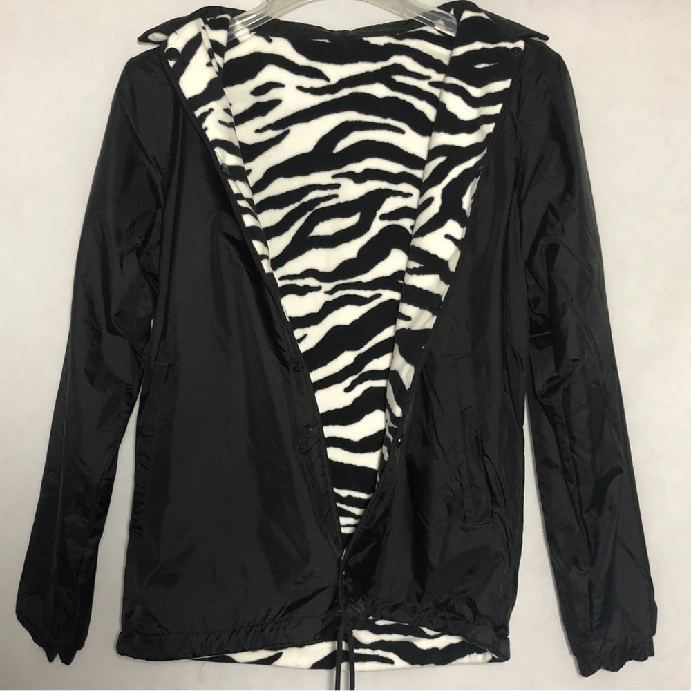 Nike Reversible Zebra Print Fleece Jacket - Picture 3 of 11